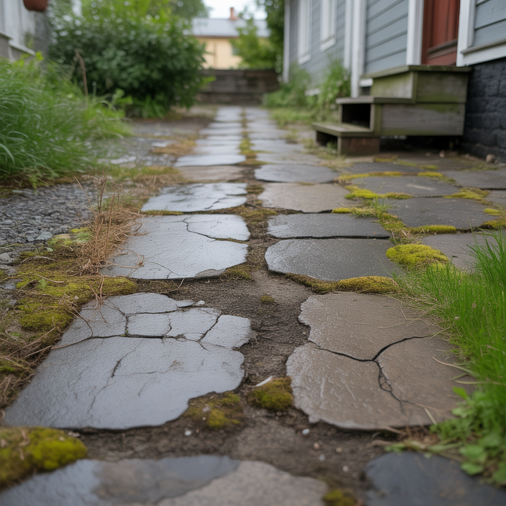 2.5 tecken pa att du behover byta ut stenlaggningen